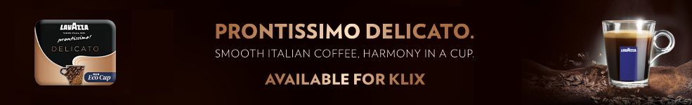 New Klix lavazza Delicato Coffees